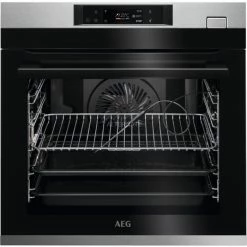 Backöfen AEG BGH77821V8, Backofen (edelstahl, Inkl. FlexiRunners Vollauszug)