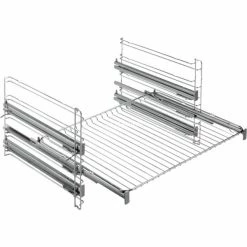 Zubehör Für Backofen AEG FlexiRunners-Vollauszug TR3LFSTV, Backofenauszug (silber, Für ProCombi, 3 Paar)