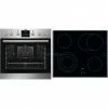 Einbauherd-Sets AEG Kombi 3021F, Herdset (edelstahl/schwarz)
