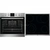 Einbauherd-Sets AEG Kombi 3021, Herdset (edelstahl/schwarz)