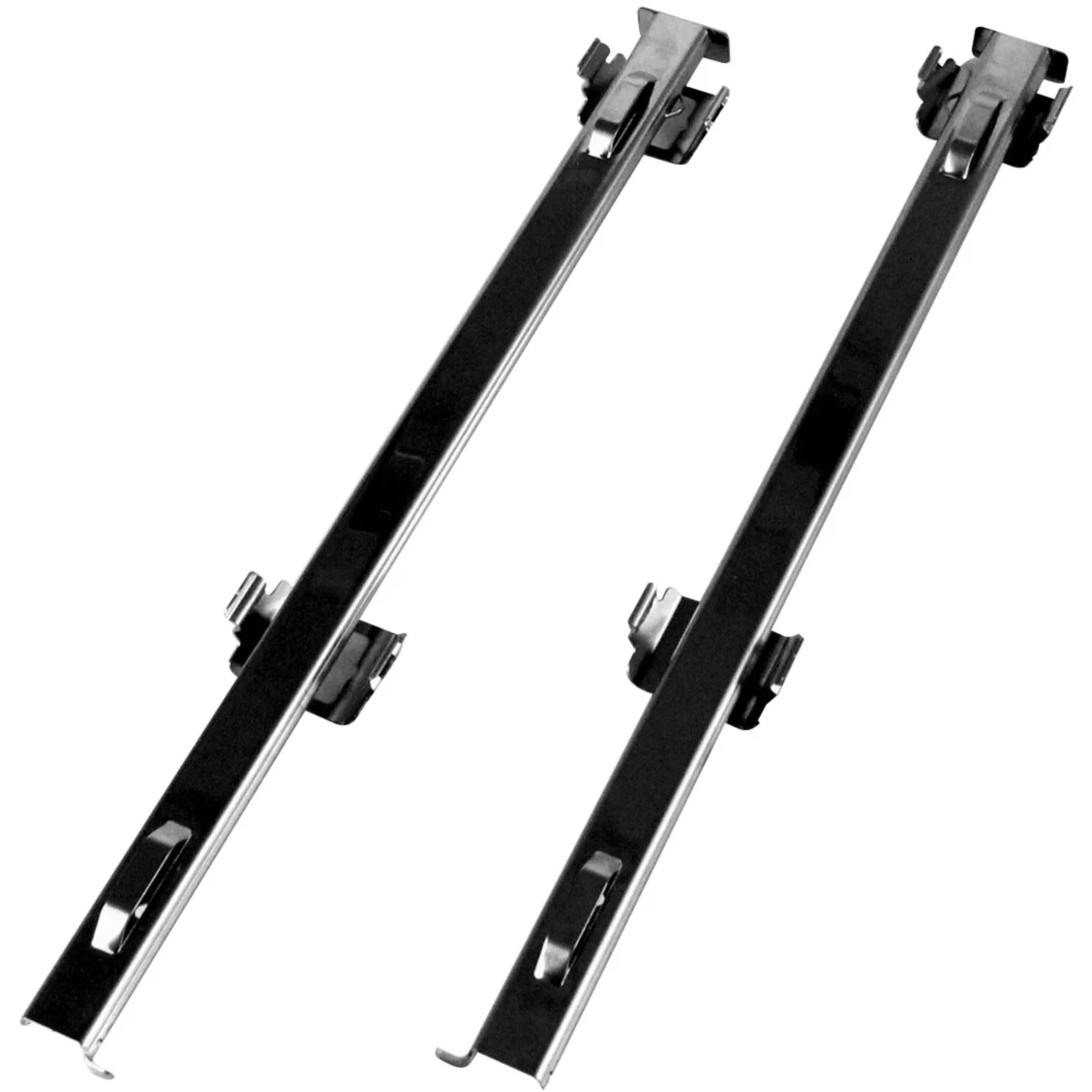 Zubehör Für Backofen Amica Teleskop-Auszugsschienen-Paar (L/R) 00160, Backofenauszug (silber, Vollauszug Mit Stopp-Funktion 100 %)