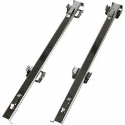 Zubehör Für Backofen Amica Teleskop-Auszugsschienen-Paar (L/R) 00204, Backofenauszug (silber, Vollauszug Mit Stopp-Funktion)