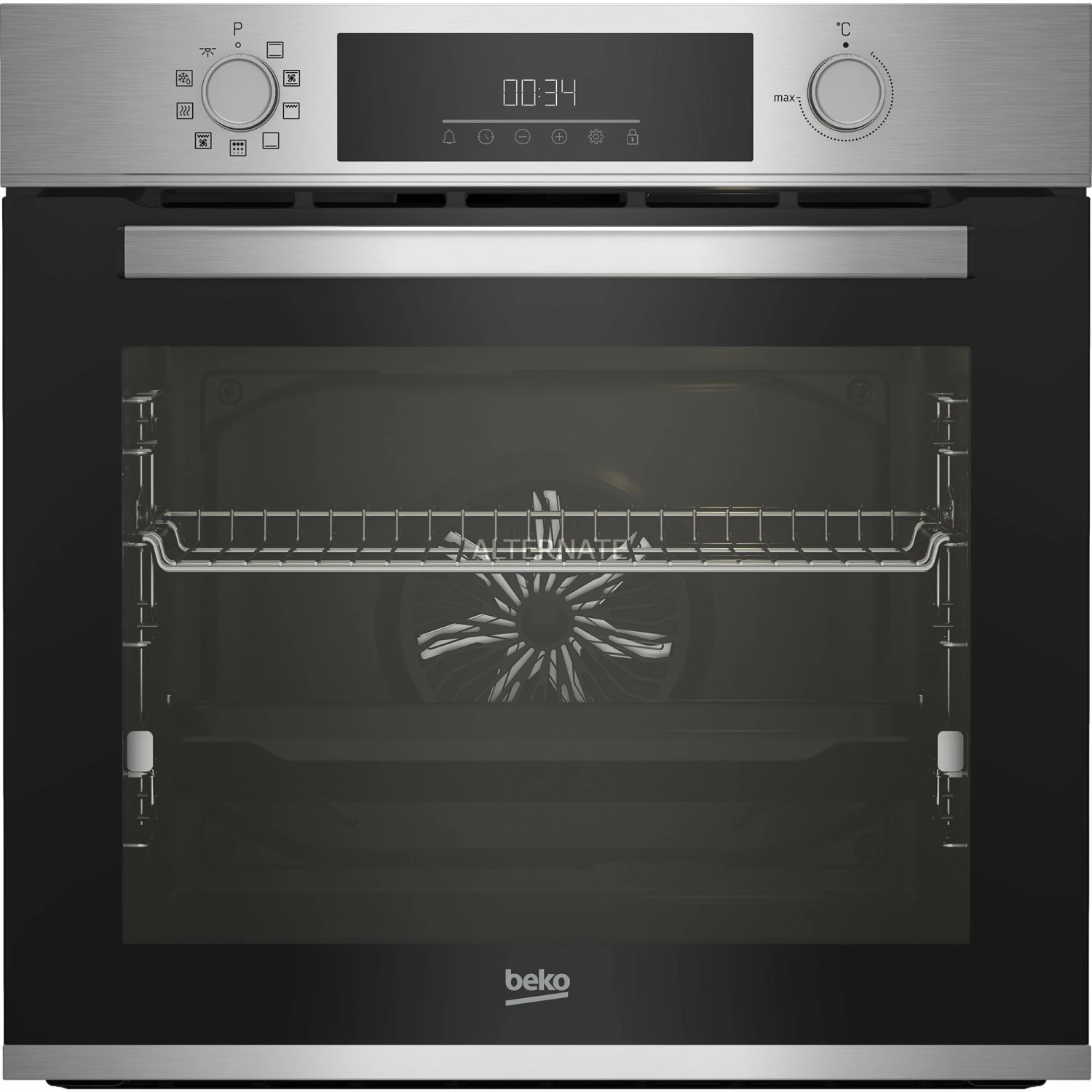 Backöfen BEKO BBIM12309XPE, Backofen (edelstahl, 60 Cm)