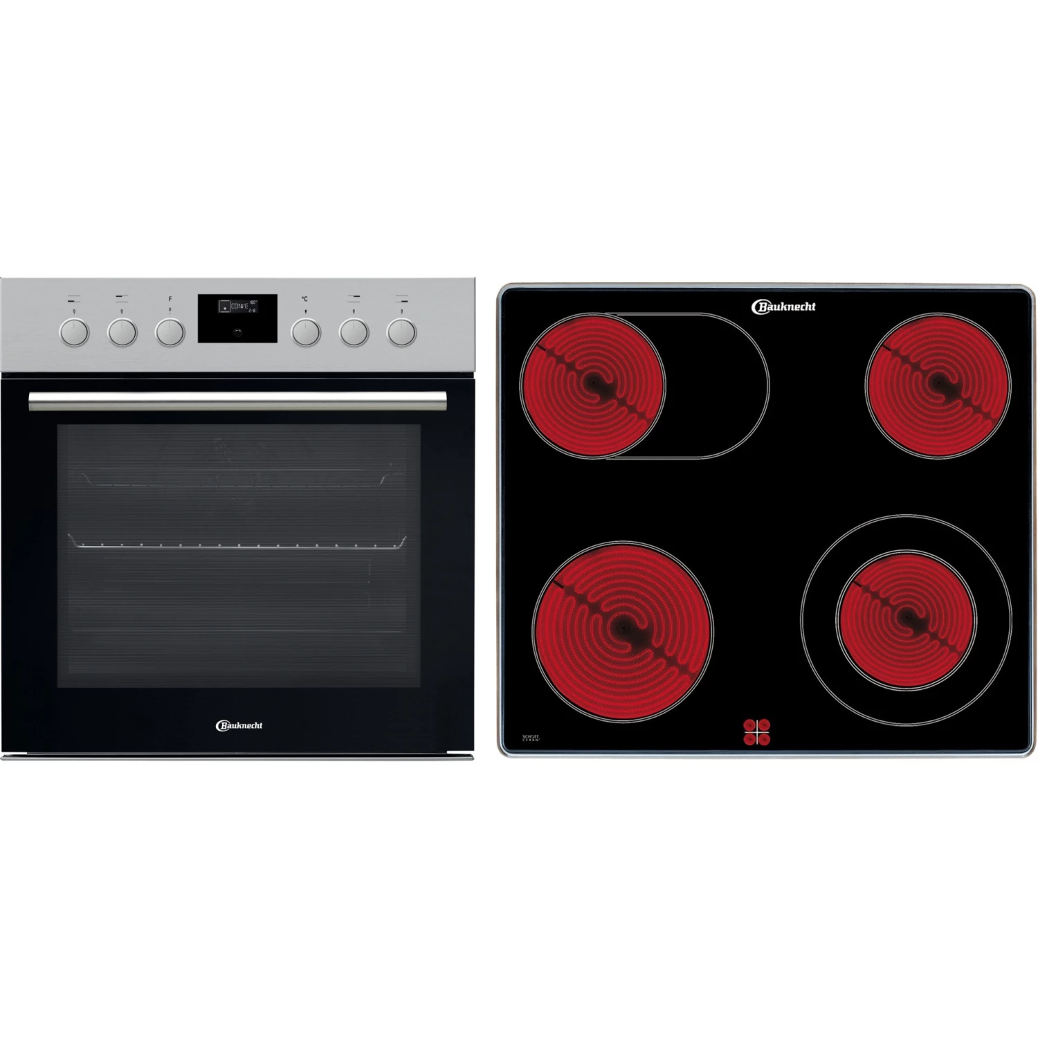 Einbauherd-Sets Bauknecht HEKO P200, Herdset (edelstahl)