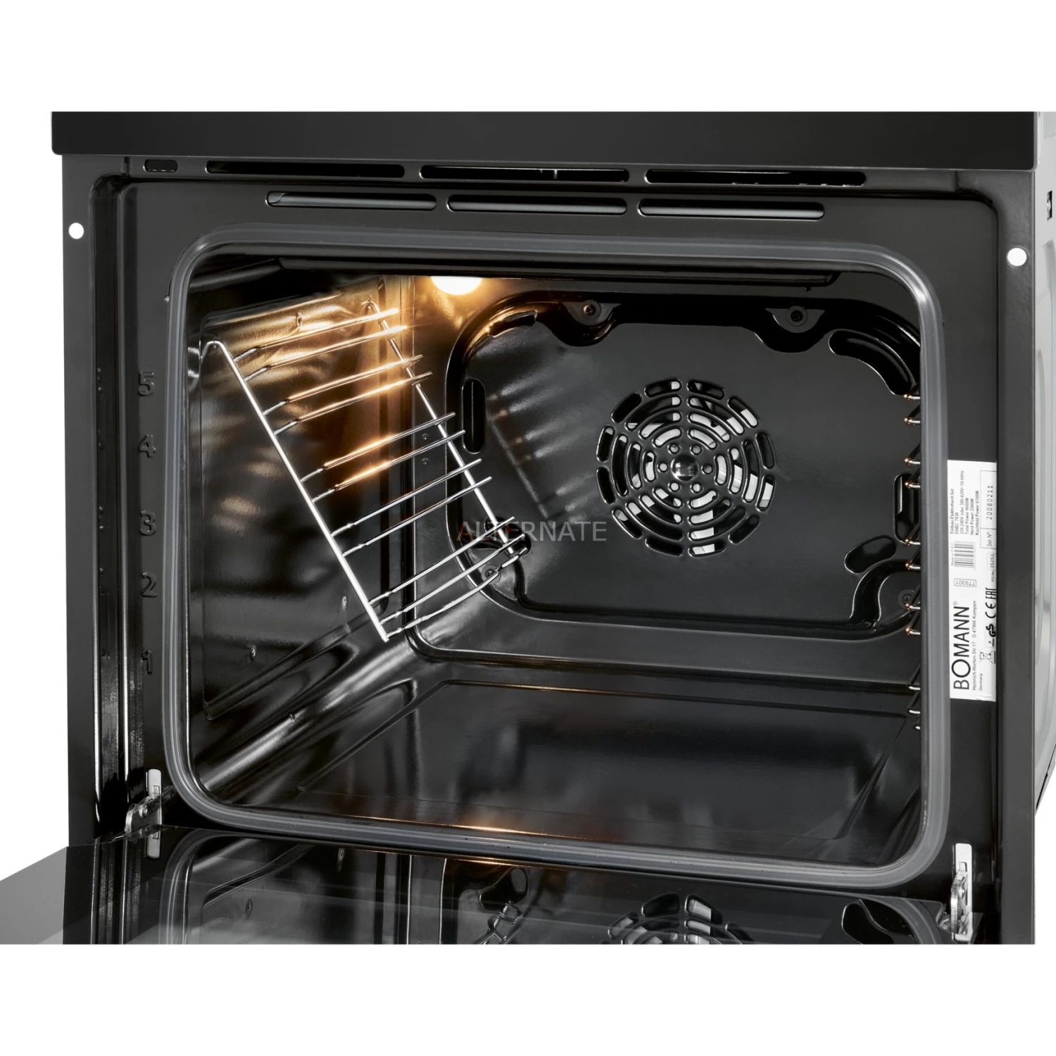 Einbauherd-Sets Bomann EHBC 7930, Herdset (schwarz/edelstahl, 60 Cm) – Bild 3