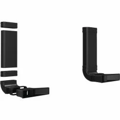 Zubehör Für Backofen Bosch 1x L-Bogen HEZ9VDKR2, Für Umluft-Set, Rohr (schwarz, 6-teiliges Set)