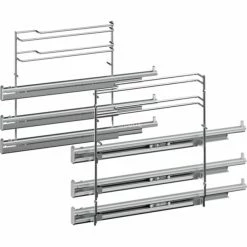 Zubehör Für Backofen Bosch 3fach-Teleskop-Vollauszug HEZ638370, Backofenauszug (pyrolysefähig)