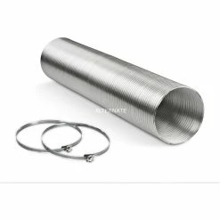 Zubehör Für Backofen Bosch Alu-Flexrohr DZZ1XX1X1, Ø 150mm, Schlauch (aluminium)