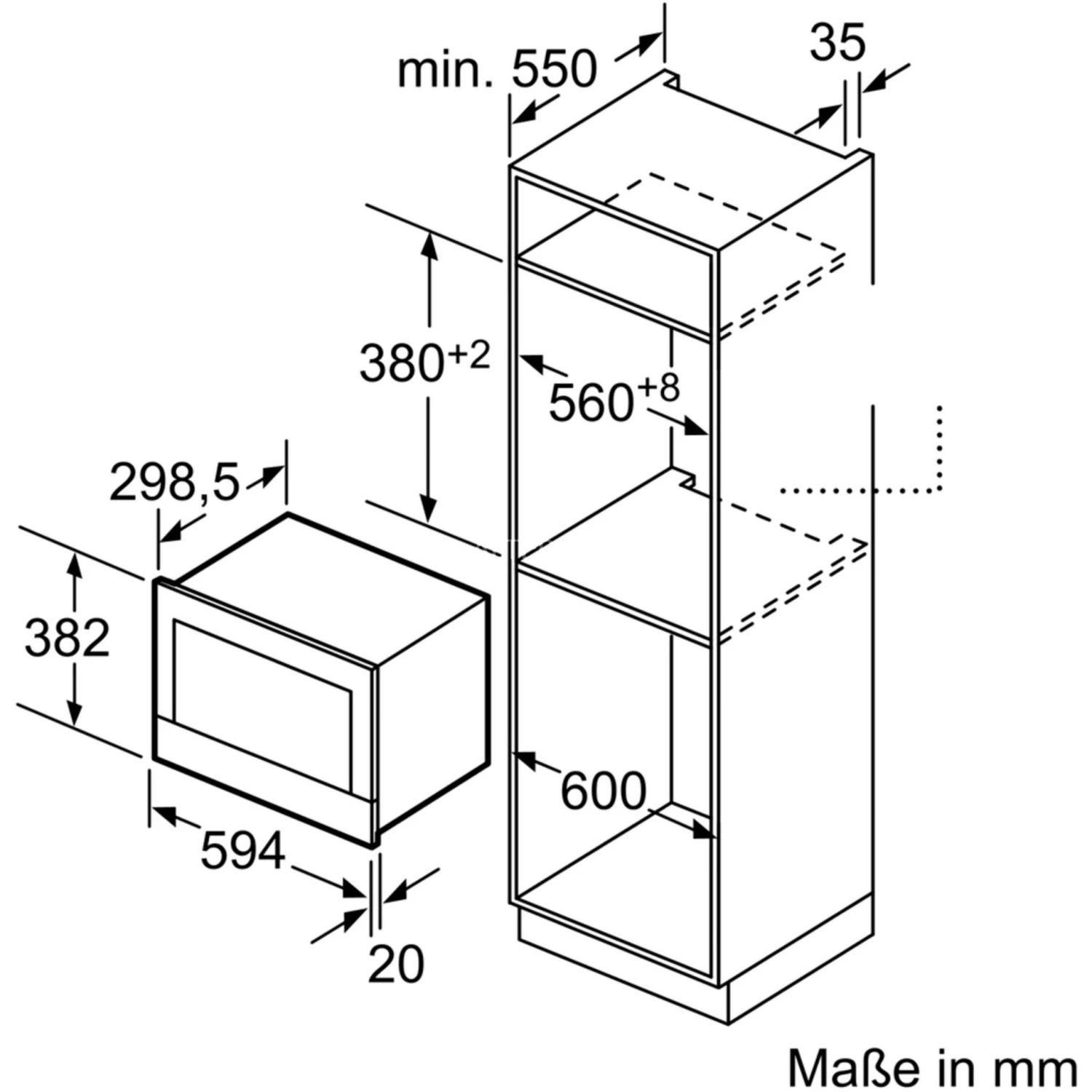 Einbau-Mikrowelle Bosch BER634GS1 Serie | 8, Mikrowelle (edelstahl) – Bild 5