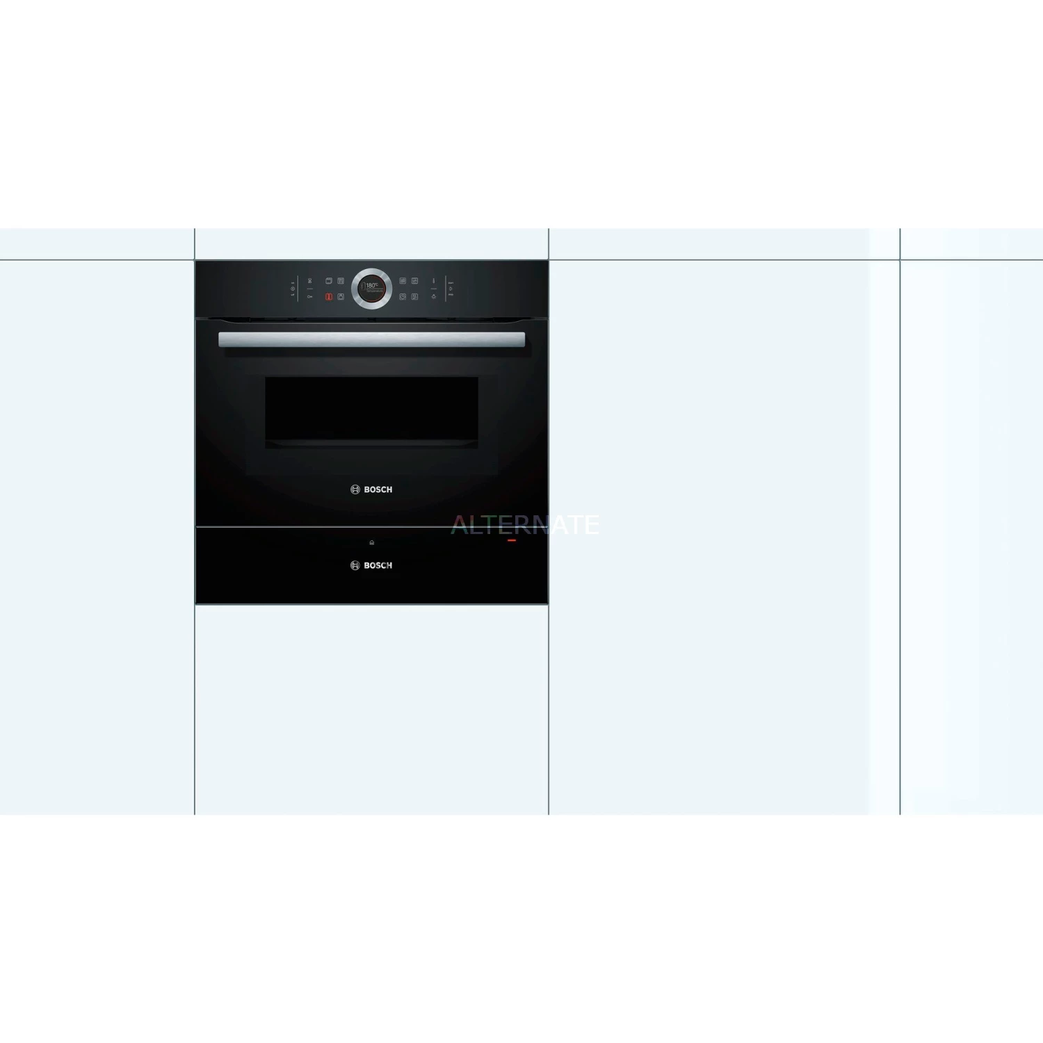 Wärmeschubladen Bosch BIC630NB1 Serie | 8, Wärmeschublade (schwarz) – Bild 2