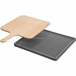 Zubehör Für Backofen Bosch Backstein HEZ327000, Pizzastein (anthrazit, Pyrolysefest)