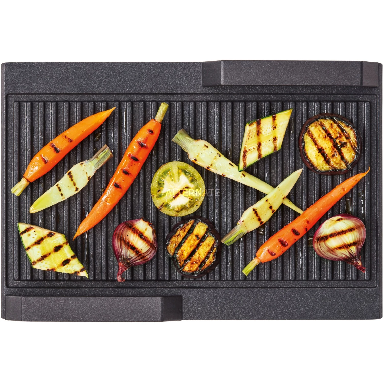 Zubehör Für Backofen Bosch Grillplatte HEZ390522 (schwarz, 37 X 25cm) – Bild 2