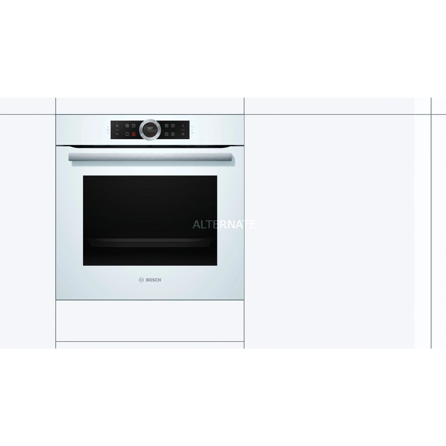 Backöfen Bosch HBG675BW1 Serie | 8, Backofen (weiß) – Bild 3