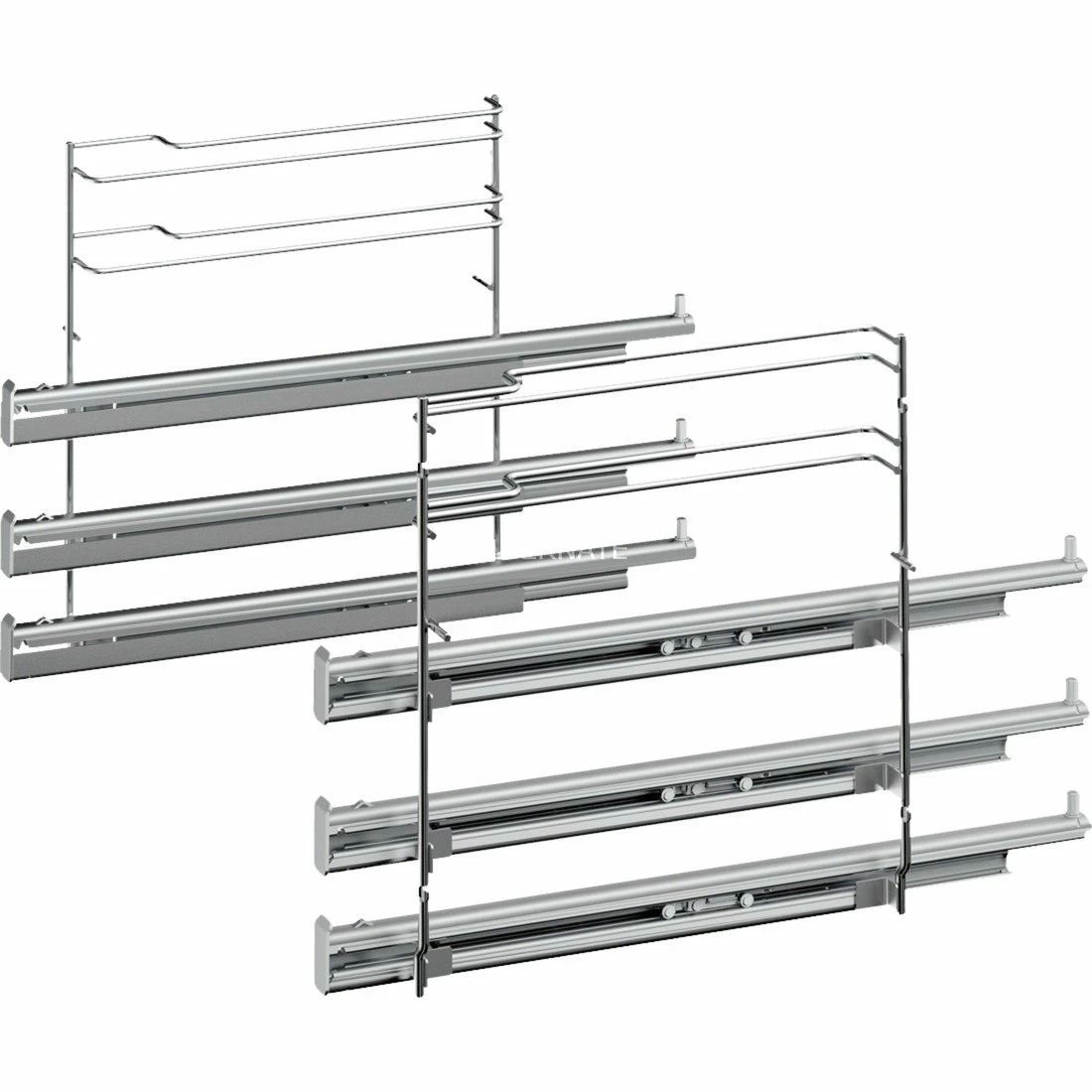 Zubehör Für Backofen Bosch HEZ638300, Backofenauszug (3fach-Teleskop-Vollauszug)