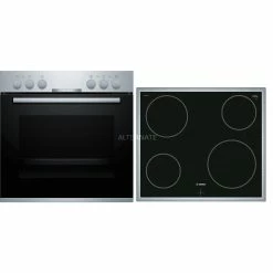 Einbauherd-Sets Bosch HND210CS61, Herdset (edelstahl/schwarz)