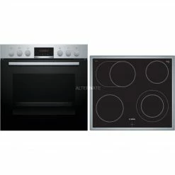 Einbauherd-Sets Bosch HND271AS62, Herdset (edelstahl, 60 Cm)