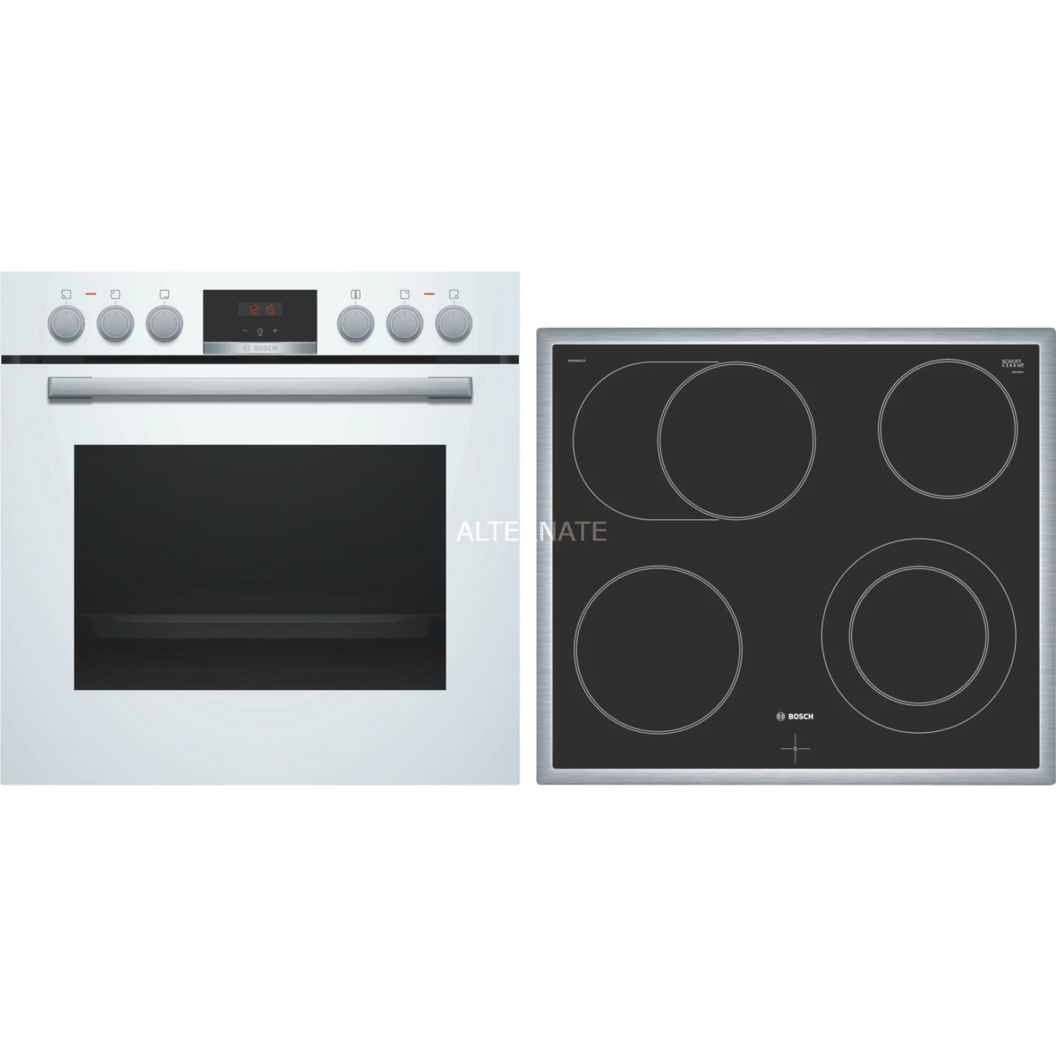 Einbauherd-Sets Bosch HND411LW61, Herdset (weiß)