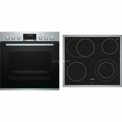 Einbauherd-Sets Bosch HND611LS60, Herdset (silber)
