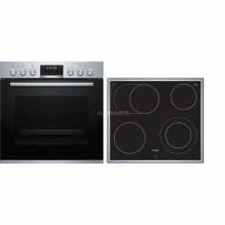 Einbauherd-Sets Bosch HND671CS60, Herdset (edelstahl/schwarz)