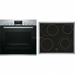 Einbauherd-Sets Bosch HND671LS60, Herdset (silber)