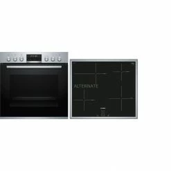 Einbauherd-Sets Bosch HND675CS60, Herdset (edelstahl/schwarz)