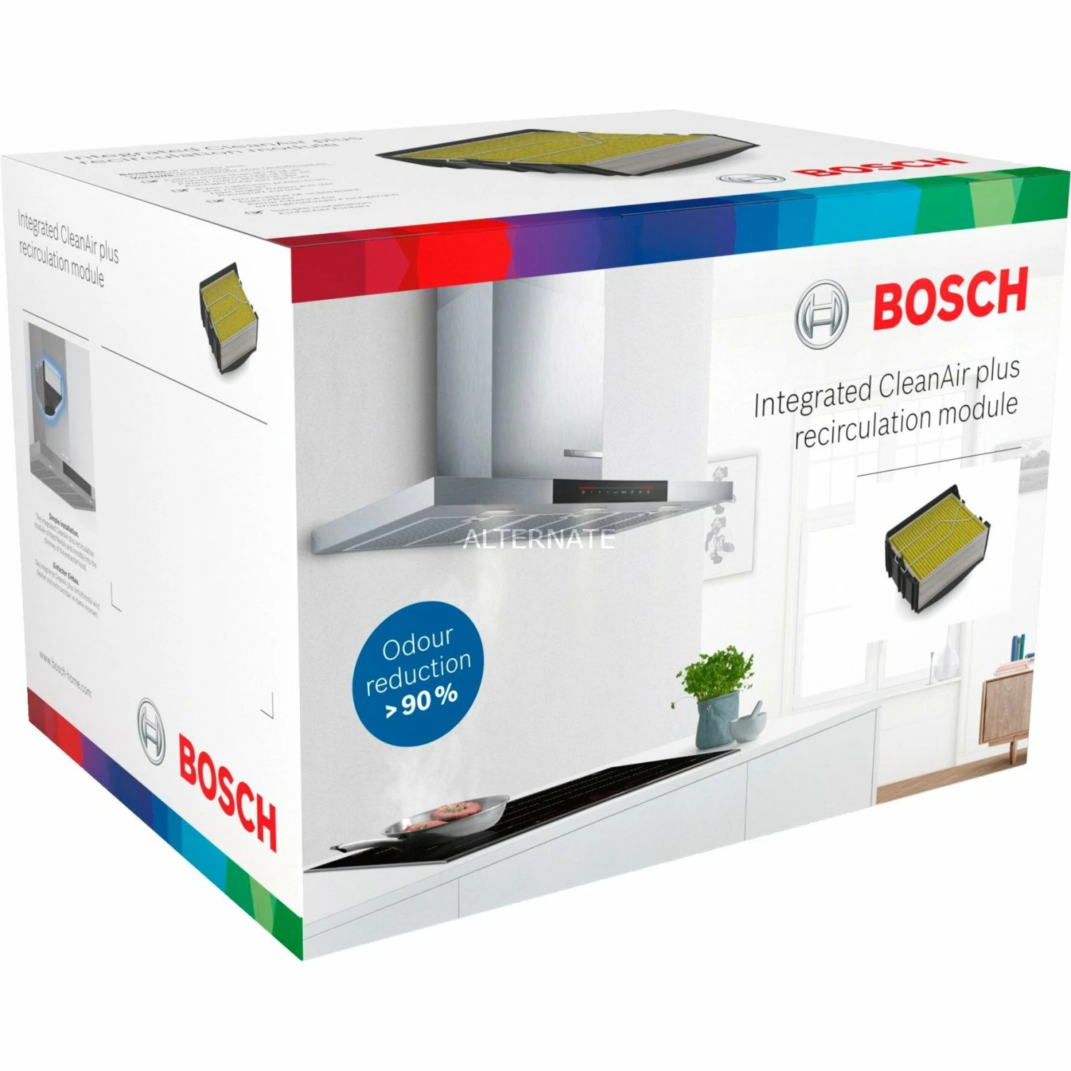 Zubehör Für Backofen Bosch Integriertes CleanAirPlus Umluftmodul DWZ1DX1I6, Umrüst-Set – Bild 2