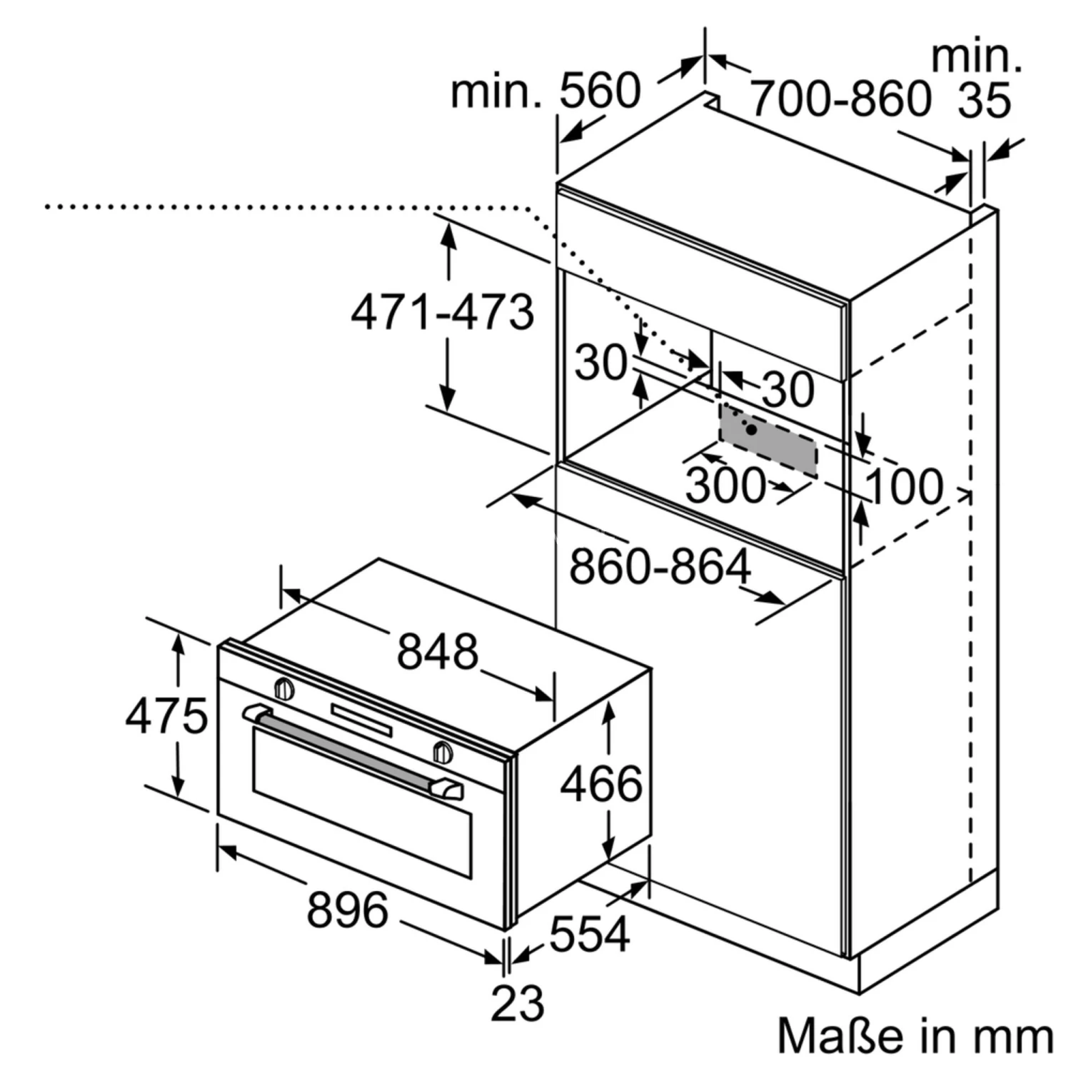 Backöfen Bosch VBC5580S0 Serie | 6, Backofen (schwarz/edelstahl) – Bild 6