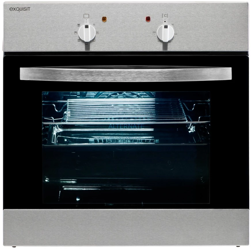 Backöfen Exquisit EBE555-1.1U, Backofen (inox)