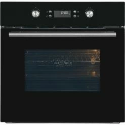 Backöfen Exquisit EBEP697-H-030, Backofen (schwarz, 60 Cm)