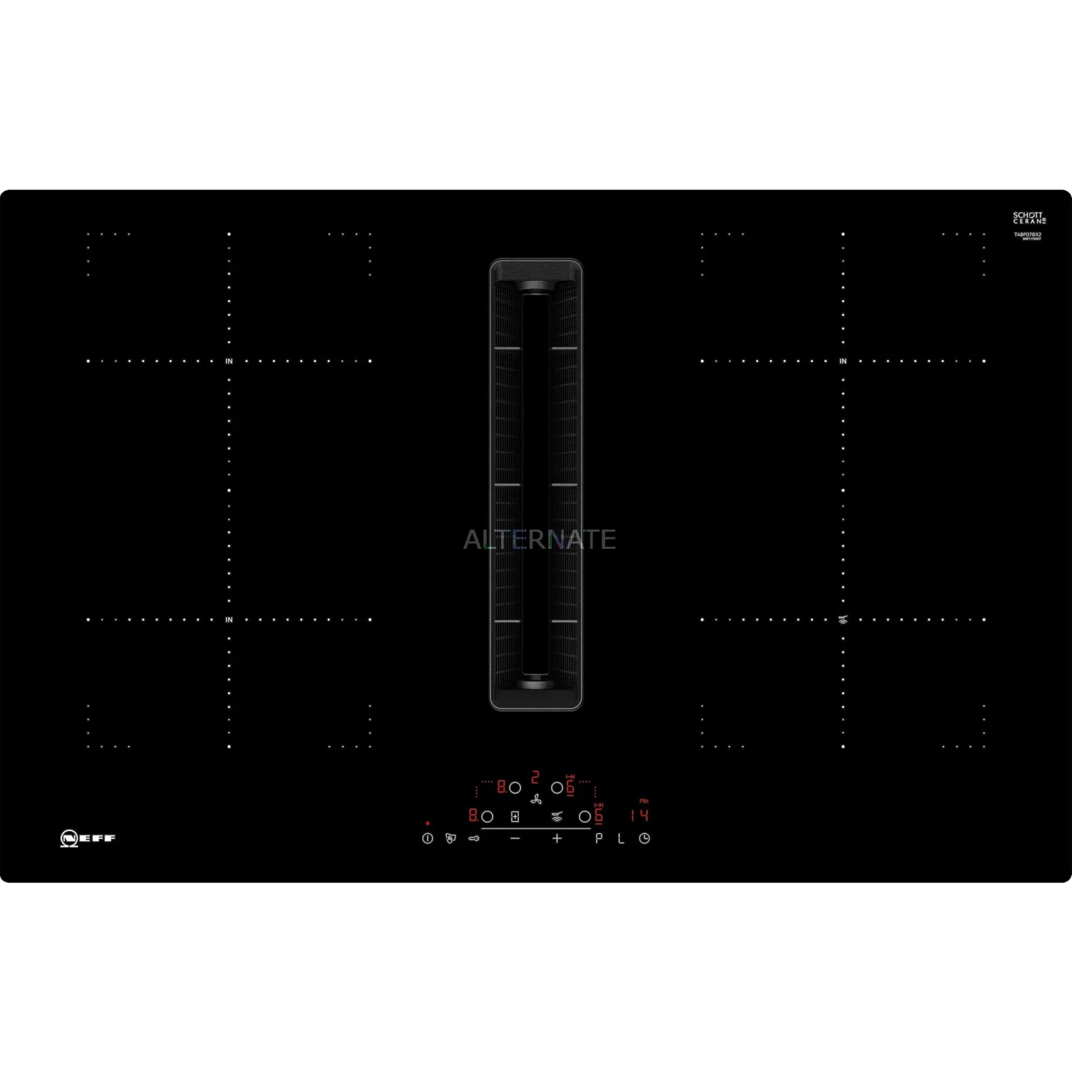 Zubehör Für Backofen Neff 90° Flachkanalbogen S Vertikal, Rohr (schwarz, Vertikal, Weiblich)