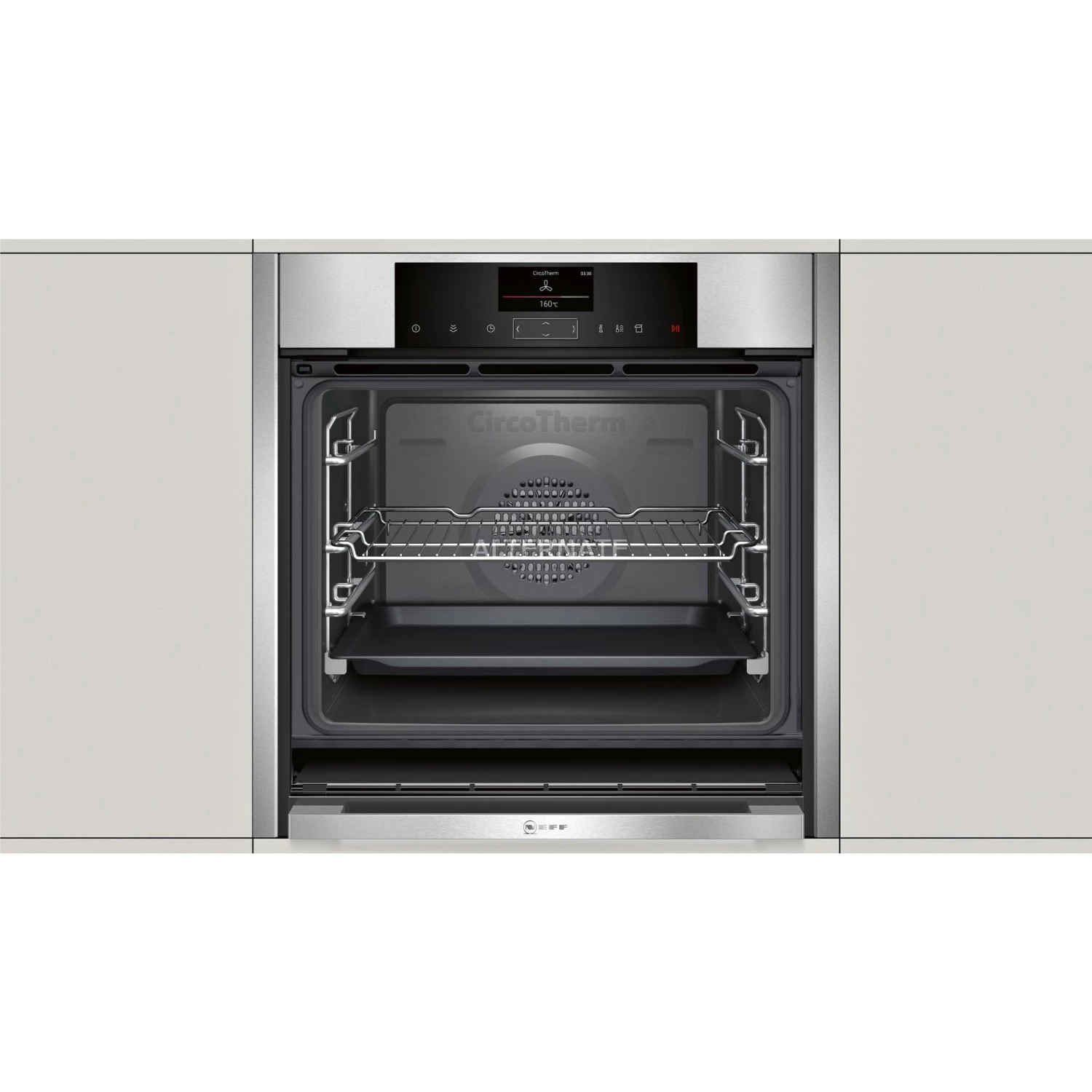 Backöfen Neff B45FS24N0 (BFS4524N), Backofen (edelstahl) – Bild 2