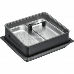 Zubehör Für Backofen Neff Dampfset Z19DD10X0 Für Backöfen, Dampfgareinsatz (grau, 5-teilig)