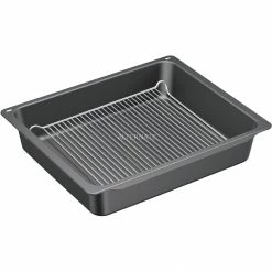 Zubehör Für Backofen Neff Profi-Pfanne Z12CN10A0, Backblech (anthrazit, Emailliert)