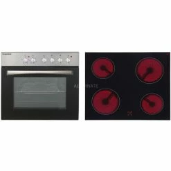 Einbauherd-Sets Respekta BASIC SET AN, Herdset (silber)