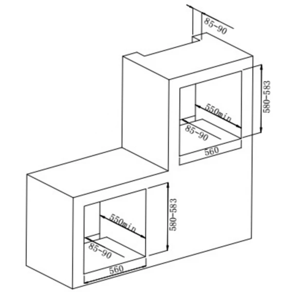Backöfen Respekta DIGI EB 318, Backofen (edelstahl) – Bild 4
