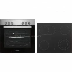 Einbauherd-Sets Respekta HS2200-33, Herdset (schwarz/silber)