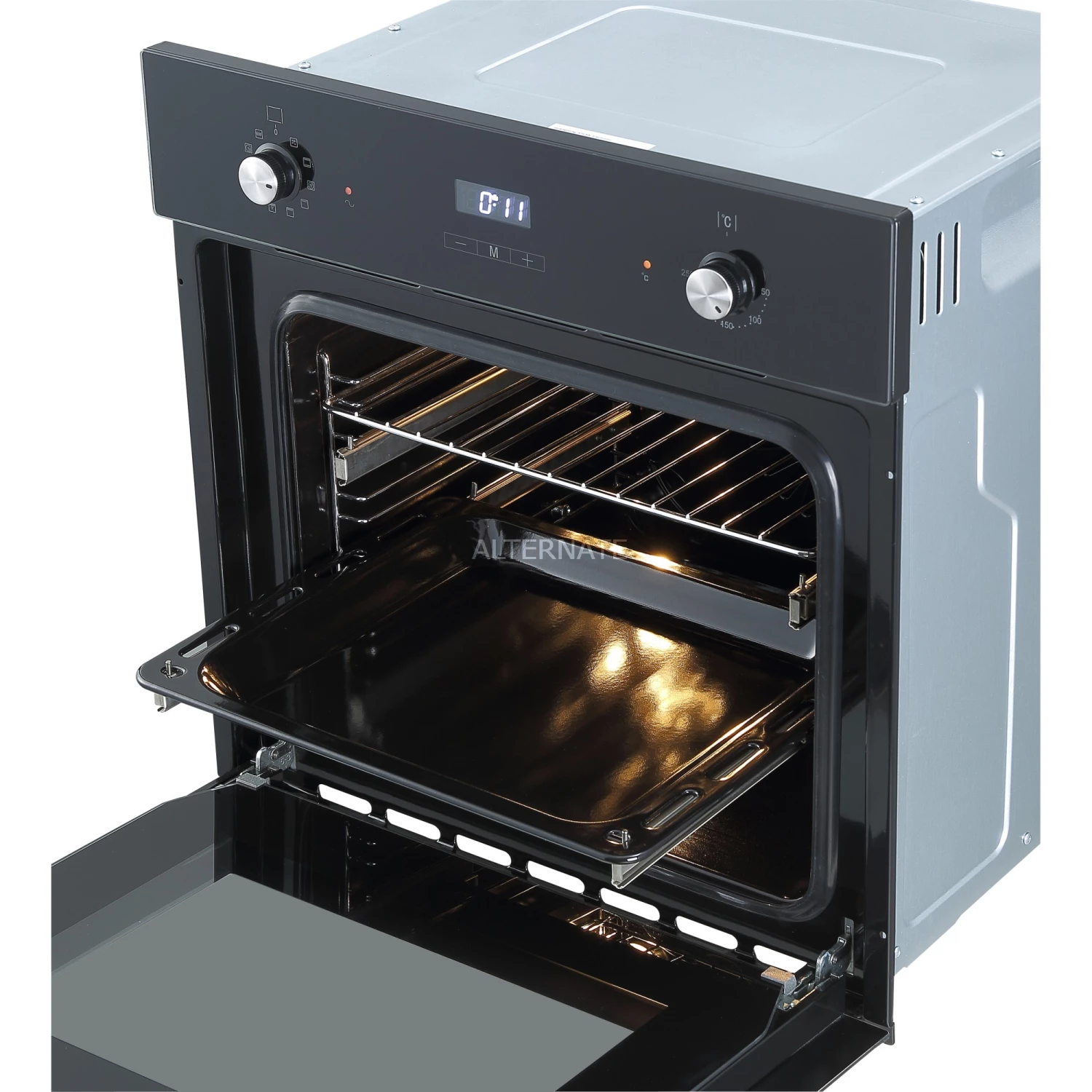 Backöfen Respekta DIGI 8 Glas PP, Backofen (schwarz) – Bild 4