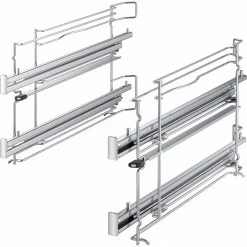 Zubehör Für Backofen SAMSUNG Teleskopauszug 2-fach MA-RS772, Backofenauszug (silber)