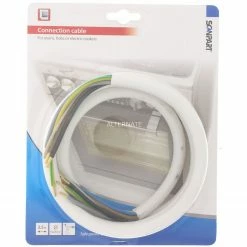 Kabel & Adapter Scanpart Herdanschlussleitung 5x2,5mm², Kabel (weiß, 2,5 Meter)