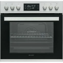 Einbauherd-Sets Sharp KA-62V19IM0-EU, Herdset (inox/schwarz)