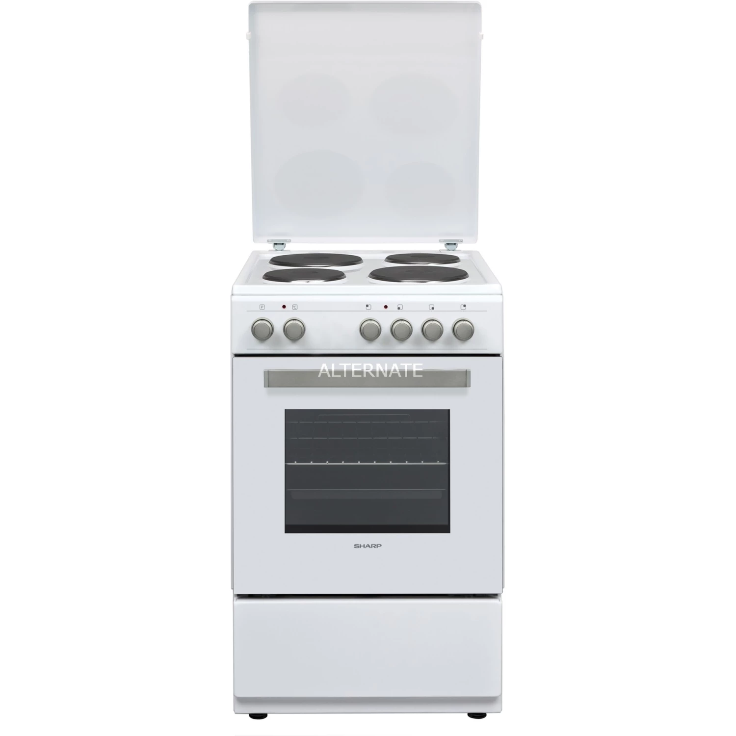 Standherde Sharp KF-56HNO22W-DE, Herdset (weiß) – Bild 2