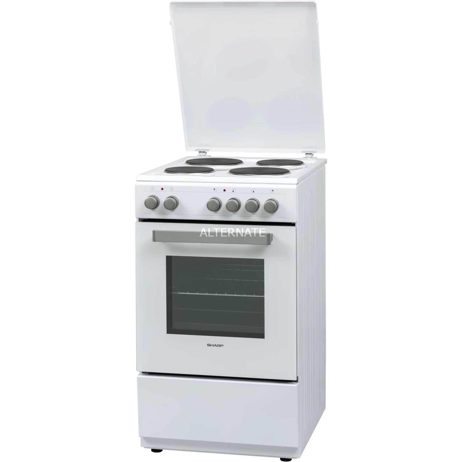 Standherde Sharp KF-56HNO22W-DE, Herdset (weiß) – Bild 3