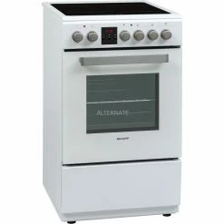 Standherde Sharp KF-56VDD19W-DE, Herdset (weiß)