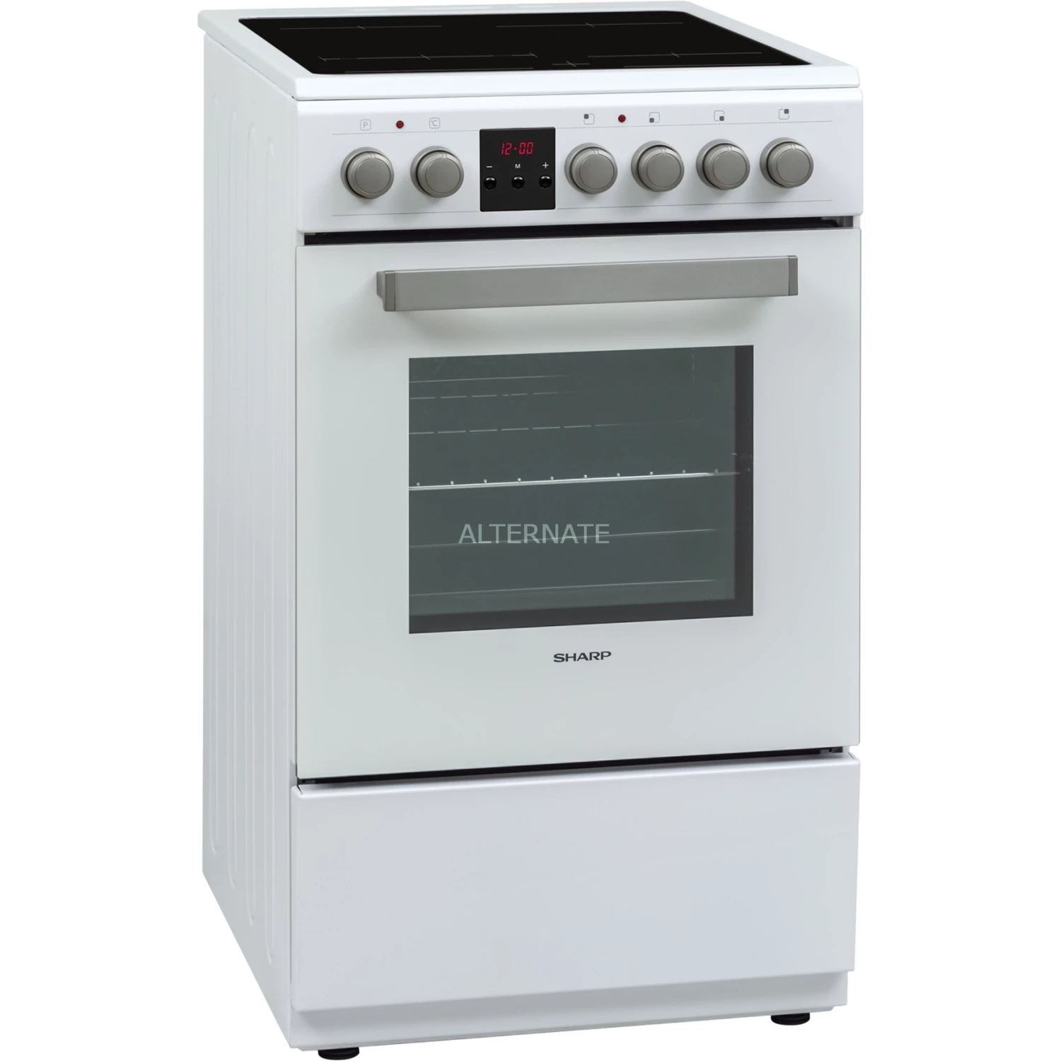 Standherde Sharp KF-56VDD19W-DE, Herdset (weiß)