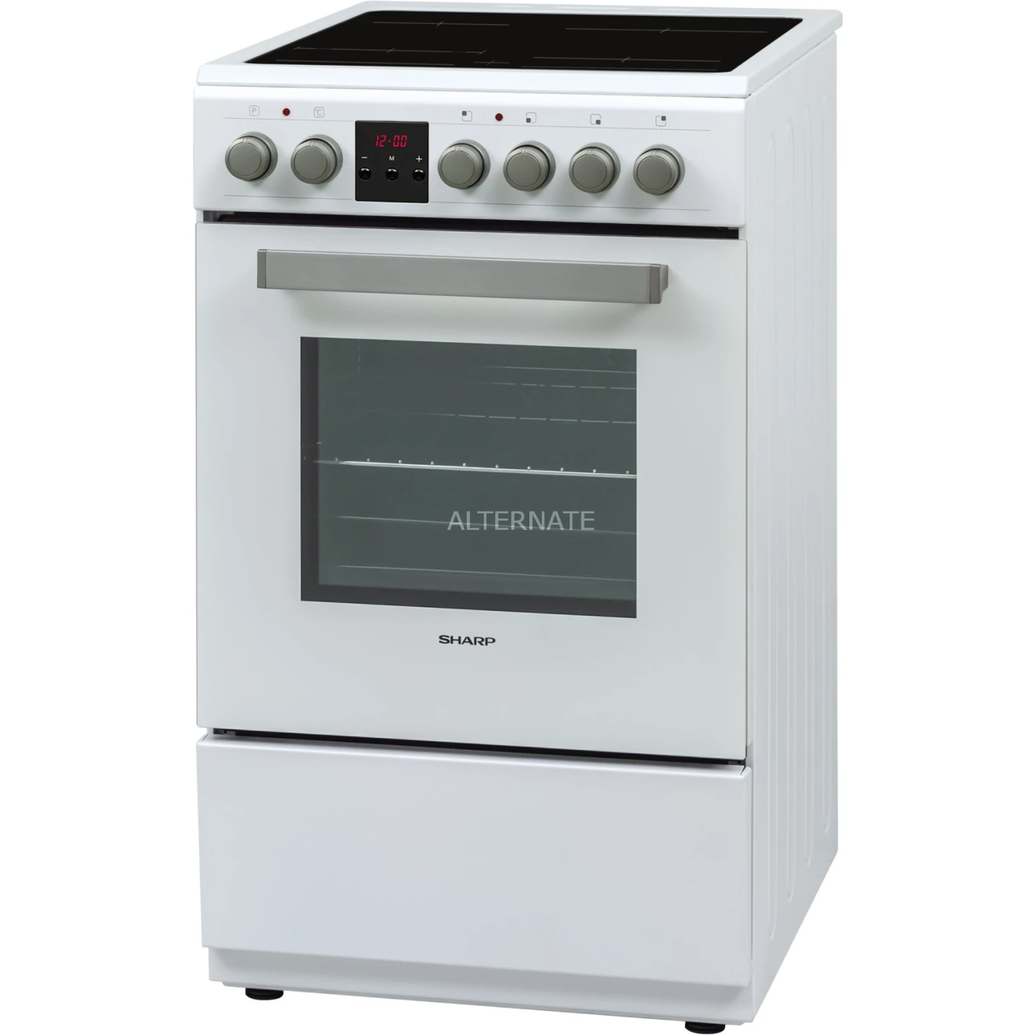 Standherde Sharp KF-56VDD19W-DE, Herdset (weiß) – Bild 3