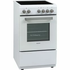 Standherde Sharp KF-56VNO22W-DE, Herdset (weiß)