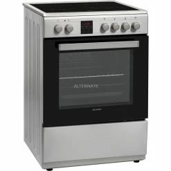 Standherde Sharp KF-76IDD19I-DE, Herdset (edelstahl)