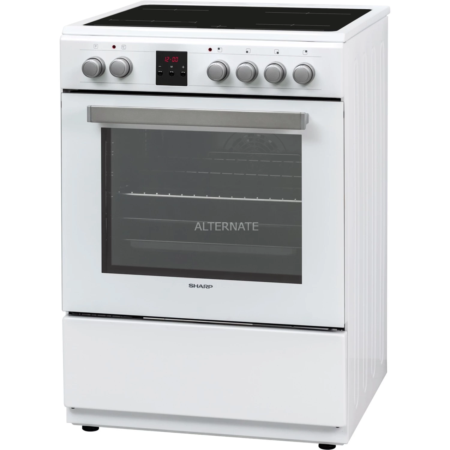 Standherde Sharp KF-76VDD19W-DE, Herdset (weiß) – Bild 3