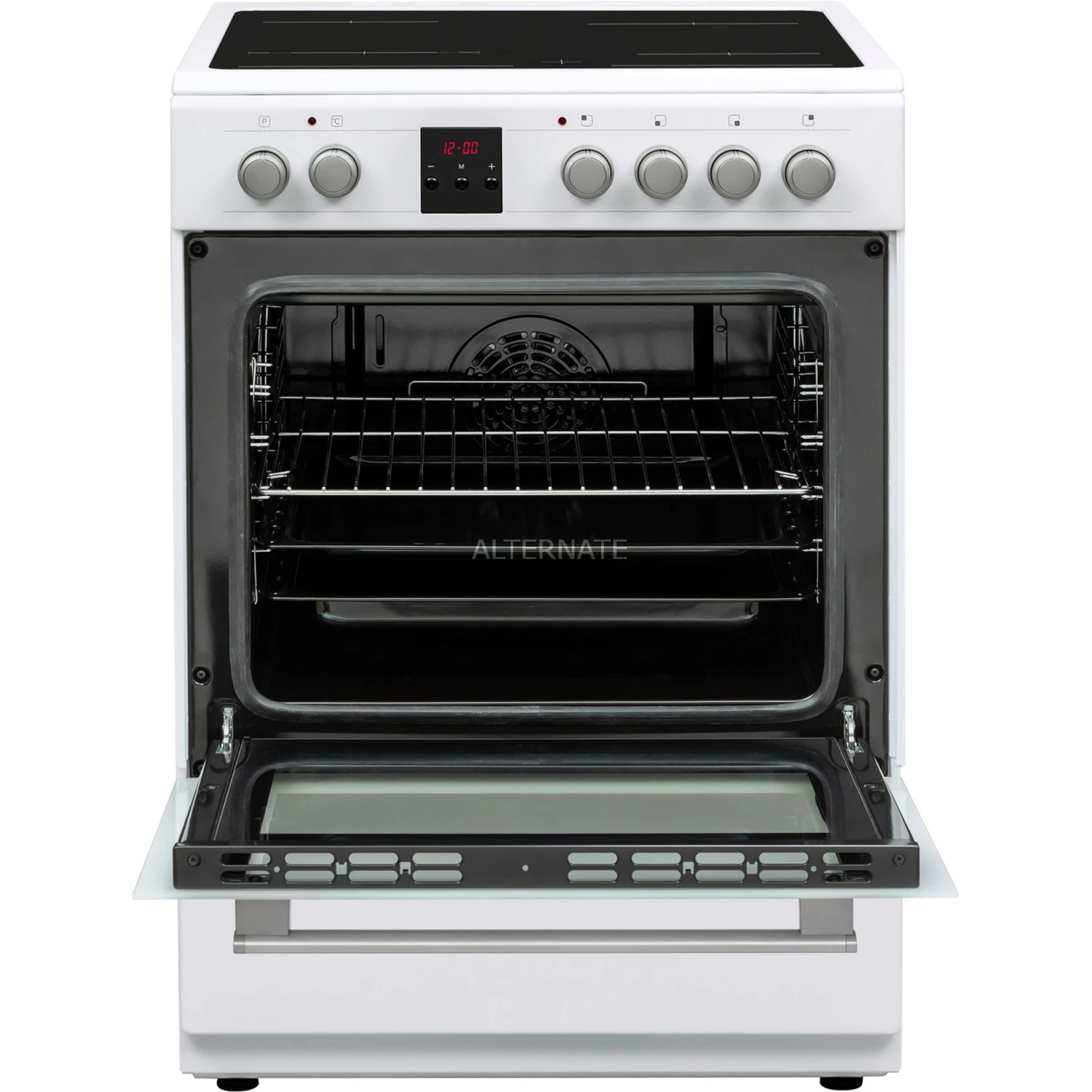 Standherde Sharp KF-76VDD19W-DE, Herdset (weiß) – Bild 4