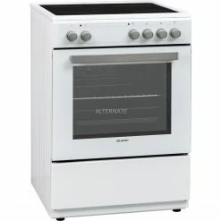 Standherde Sharp KF-76VNO22W-DE, Herdset (weiß)